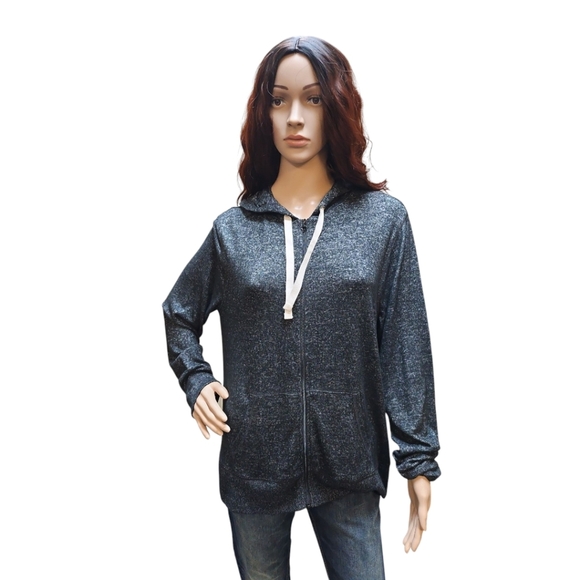 J. Crew Gray Boxy Long Sleeve Sweatshirt - Picture 1 of 5